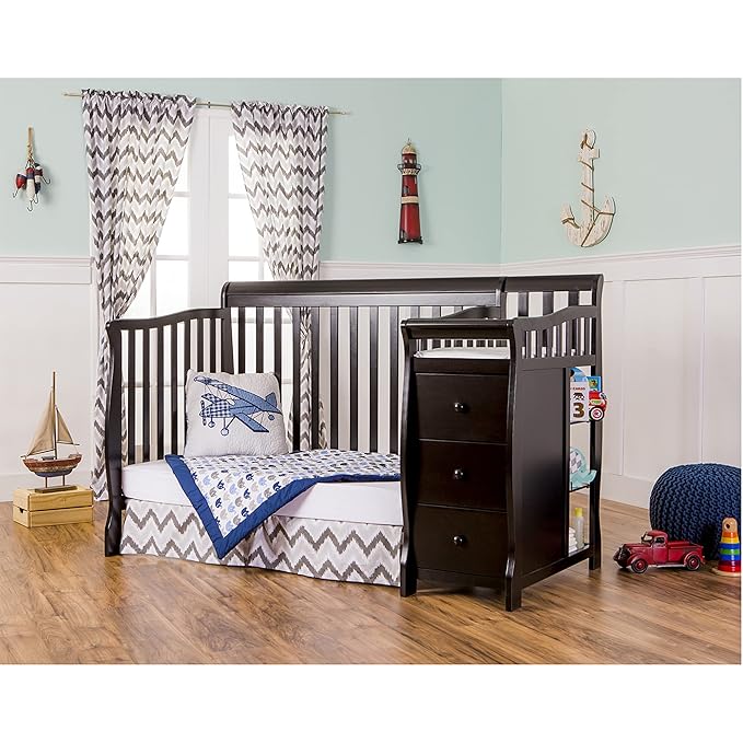 Dream On Me 5 in 1 Brody Convertible Crib with Changer
