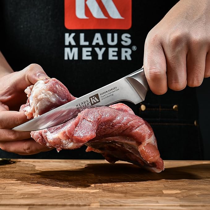 13-Piece Kitchen Knife Set With Block, High Carbon Stainless Steel and Non-Slip Handles. Rust Proof And Dishwasher Safe Cutlery