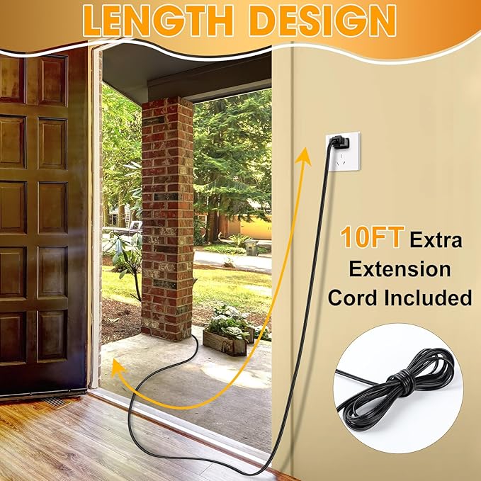 50FT LED Outdoor String Lights with 26 Shatterproof S14 Edison Bulbs (2 Spare), Dimmable Hanging Outdoor Lights for Backyard, Porch, 2700K Warm White