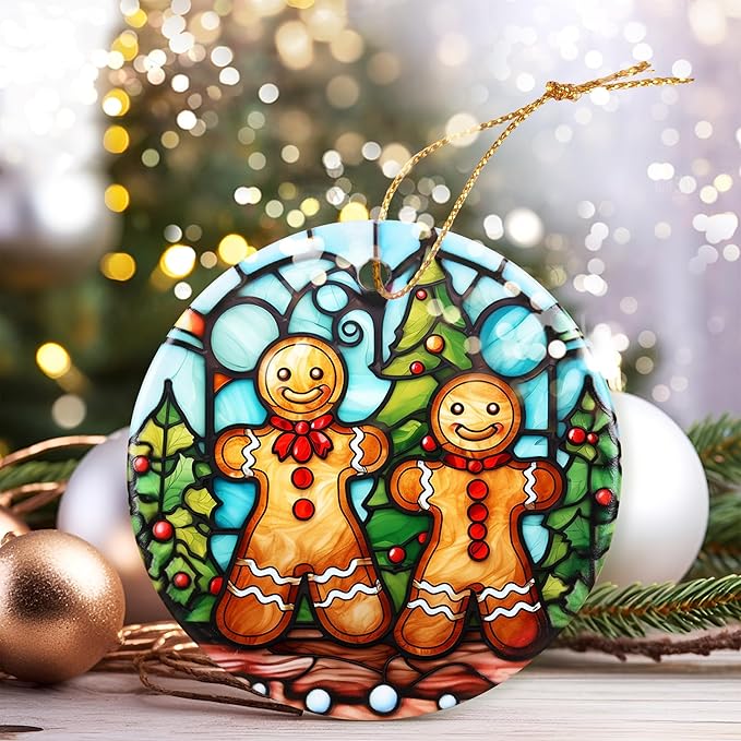 Christmas Ornament, Gingerbread Ornament, Christmas Decorations for Tree, Heirloom Keepsake, Gift Idea