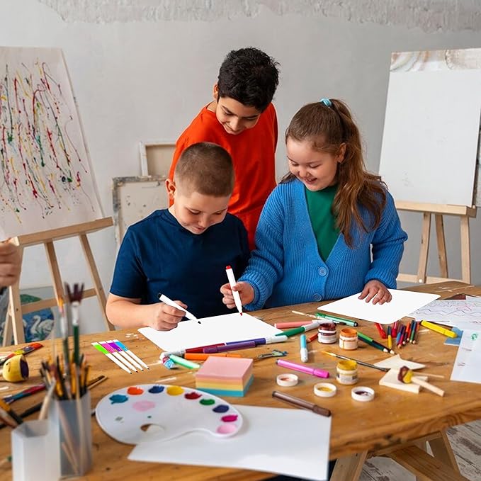 6 Pack Dry Erase Boards Classroom Pack Mini White Boards 9" x12”,Double Sided Personal Whiteboards for Students Teachers School Supplies Lapboards