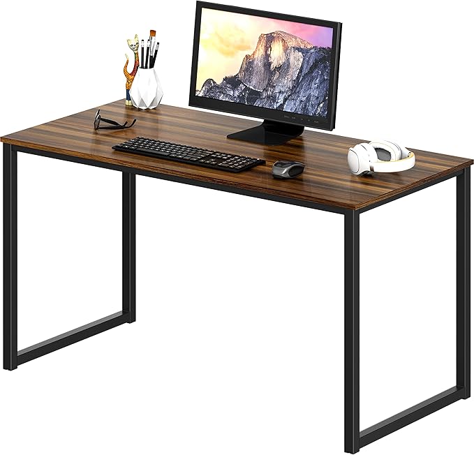SHW Mission 40-Inch Home Office Computer Desk, Walnut