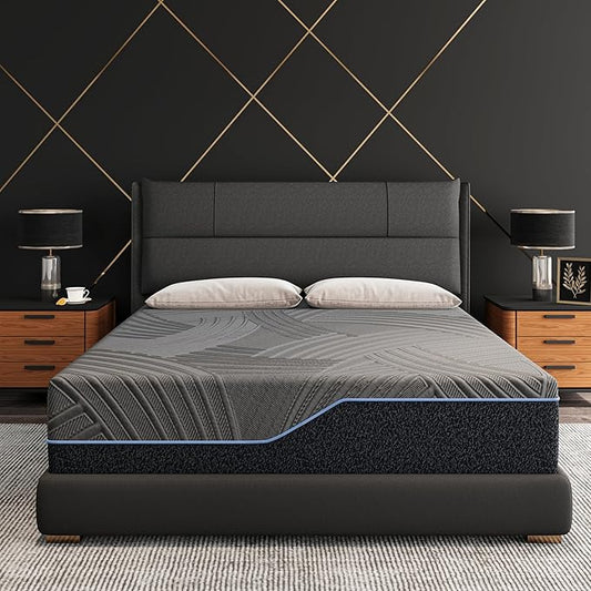 14 Inch Firm Queen Mattress in a Box, Copper Memory Foam Mattress with Cooling Cover, Relieving Pressure & Back Pain, Fiberglass-Free, CertiPUR-US Certified, Foam Made in USA, 60"x80"x14"