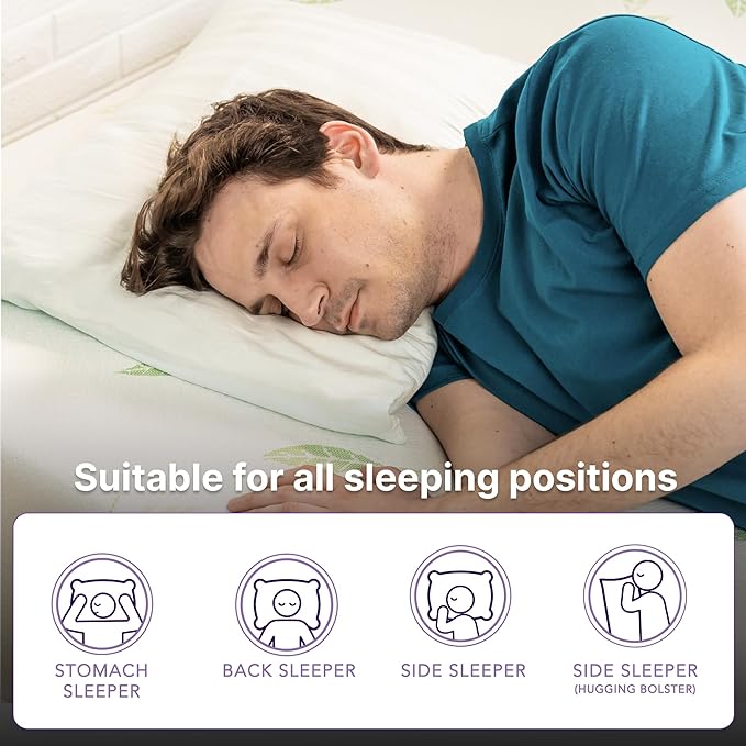 NapQueen Twin XL Size, 8 Inch Anula Green Tea Infused Memory Foam Mattress, Bed in a Box, CertiPUR-US Certified Mattress