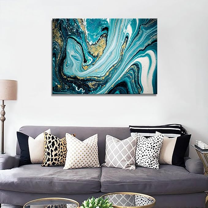 XXMWallArt FC2781 Abstract Texture Wall Art Marble Vortex Canvas Prints Painting for Living Room Bedroom Kitchen Home and Office Wall DecorWall Decor Home Decor