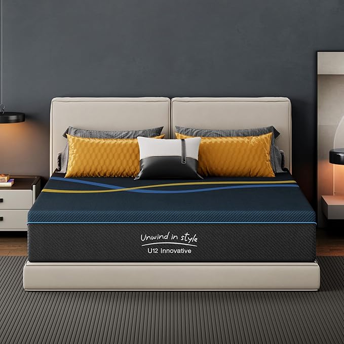 14 Inch Queen Memory Foam Mattress with Removable Cover, Medium Firm Breathable Mattress in a Box, Pressure Relief, No Fiberglass