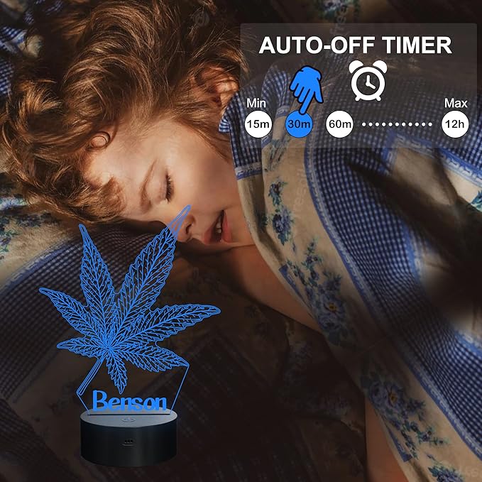 Personalized 3D Leaf LED Light 16 Color Changing Table Light Night Light with Remote Control 16 Colors Changing Table Desk Bedroom Decor Optical Home Room Store Decoration