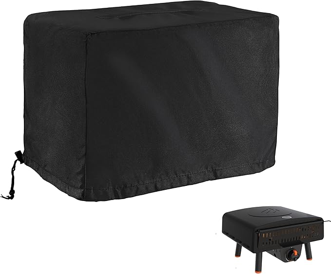 Pizza Oven Cover for Blackstone 2238 Outdoor Pizza Oven, Heavy-Duty 600D Protective Cover for Blackstone 13" Tabletop Rotating Pizza Oven