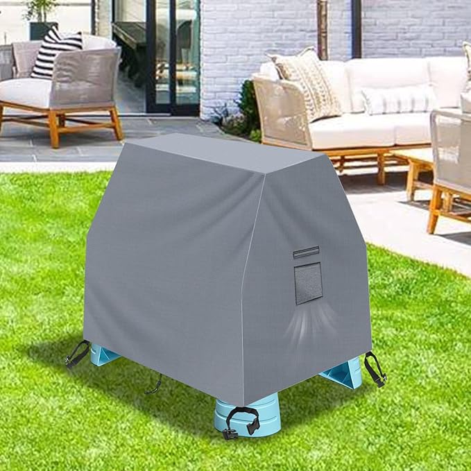 Kovshuiwe Kids Water Table Cover for Step2 Rain Showers Splash Pond Water Table - 420D Waterproof, Dust Proof, Anti-UV Outdoor Toys Cover