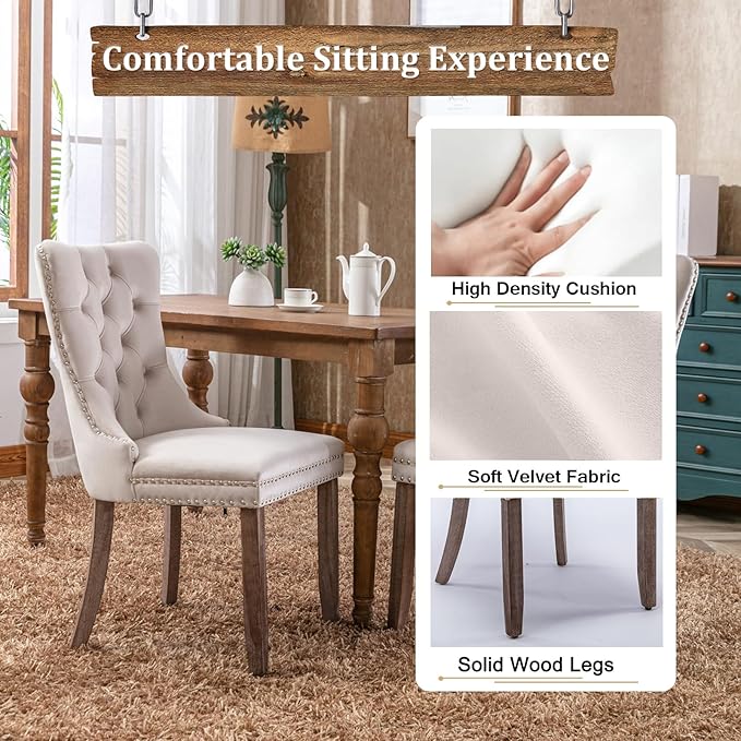 Goujxcy 7-Piece Extendable Dining Table Set for 6, 63-78 Inch Faux Travetine Kitchen Table Set with 6 Beige Upholstered Chairs Modern Wood Expandable Dining Room Table Set for Kitchen Apartment