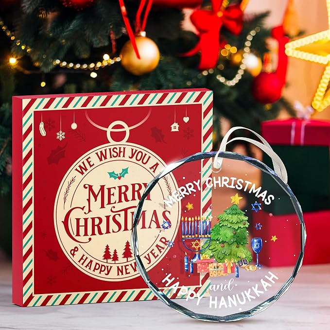 Hanukkah Gifts for Women and Men - Delightful Hanukkah Ornaments for Christmas Tree - Ideal Jewish Gifts for Women, Men, Adults, Kids