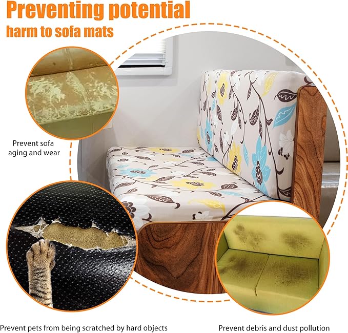 Rv Dinette Cushion Covers,Printing Stretchable Camper Cushion Cover,RV Cushion Slipcover,Rv Couch Cover Replacement for RV Camper Car Bench,2 Backrest Covers and 2 Bench Covers (Flower and leaf)