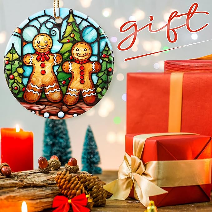 Christmas Ornament, Gingerbread Ornament, Christmas Decorations for Tree, Heirloom Keepsake, Gift Idea