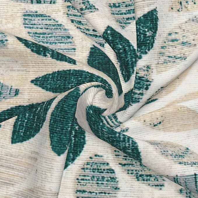 Dark Teal Dahlia Pillow Covers 18x18 Inch Set of 2 Summer Geometric Rust Flower Outdoor Decorative Throw Pillows Farmhouse Turquoise Pillow Case Linen Square Cushion Cover for Home Sofa Bedroom