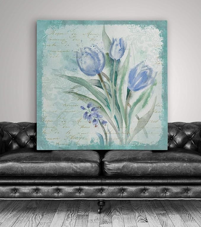 Wexford Home Tulip Medley - Premium Gallery Wrapped Canvas Art Print, 32x32,