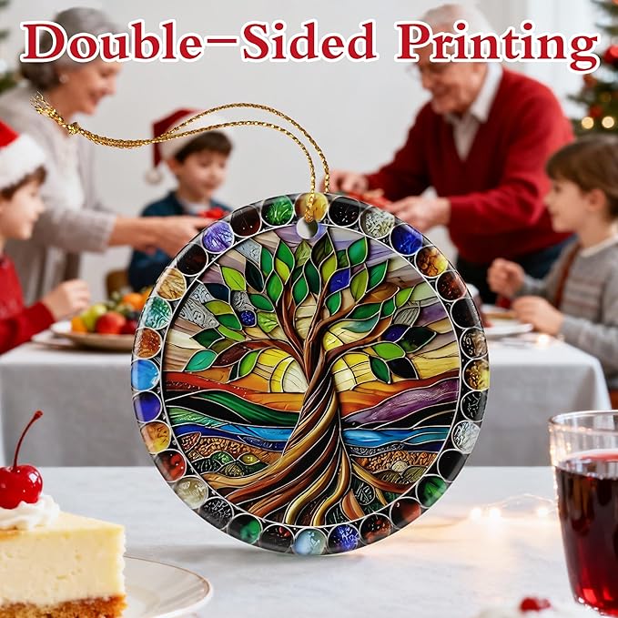 Tree of Life Ornament, Christmas Ornaments, Holiday Ornament, Christmas Tree Decorations, Tree of Life Gifts, Housewarming Gifts, Gift Exchange & Gift Idea, Giftbox Included