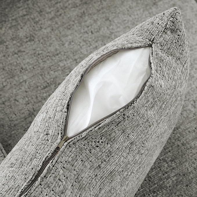 Ball & Cast 109.9" Sectional Sofa with Pull Out Bed, Chenille Upholstered Sleeper Sofa Bed with Storage Chaise, Convertible U Shaped Couch with Two Cup Holders and Charging Ports ，Light Grey