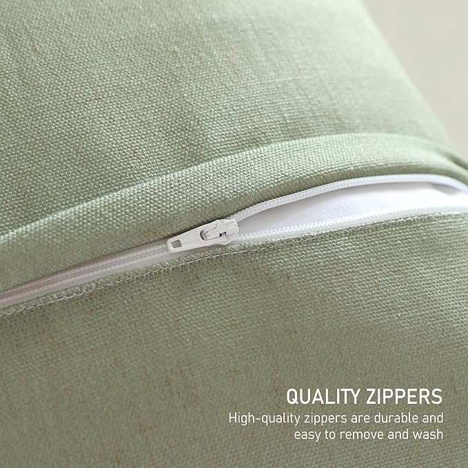 Design Lumbar Retro Elegance Linen Throw Pillow Covers 12"x28" Pack of 2, Green Pink Floral Pattern Cushion Covers Rectangle Decor Pillowcases for Bed,Living Room,Outdoor,Car