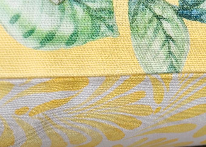 Maison d' Hermine Decorative Pillow Covers 12x20 Inch Rectangle 100% Cotton Throw Pillow Covers with Invisible Zipper for Living Room Couch, Chair, Sofas, Bedroom, Home (Hesperides - Papillon)