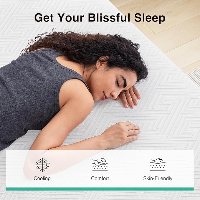 Novilla 10 Inch Twin XL Mattress, Gel Memory Foam Mattress Twin XL Size in a Box with Comfort Foam for Back Pain Relief & Body Support & Cool Night Sleep, CertiPUR-US Certified