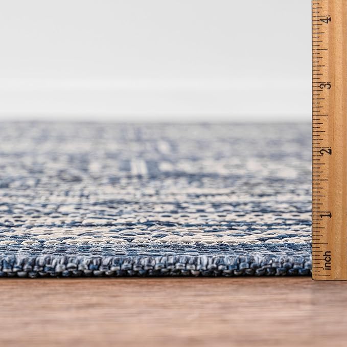 Keen Home Design Terrace Outdoor Area Rug - 9x12 Washable Indoor/Outdoor Rug for Patio, Kitchen, Balcony, Beach, Garden, Deck and Porch, Size: 8'10"x12'