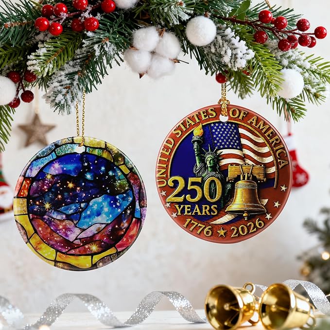 Space Milky Way Ornament | Christmas Ornaments, Christmas Decorations, Hanging Ornaments for Tree, Holiday Decor Gifts | Gifts for Astronomy Lovers & Cosmic Art Lovers | Gift Exchange Ideas