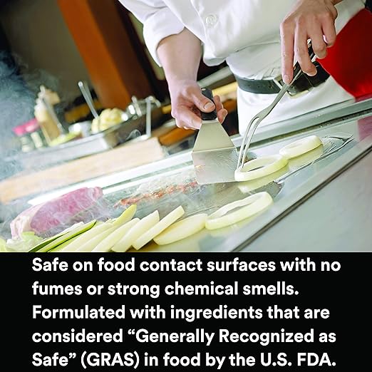 3M Scotch-Brite Griddle Cleaning, Quick Clean Liquid 700-40, 3.2 Oz Packet, 40/Pack, Heavy Duty, Cleans in 3-5 Minutes, for Baked on Food and Cooking Oils, Use on Hot or Cool Griddle