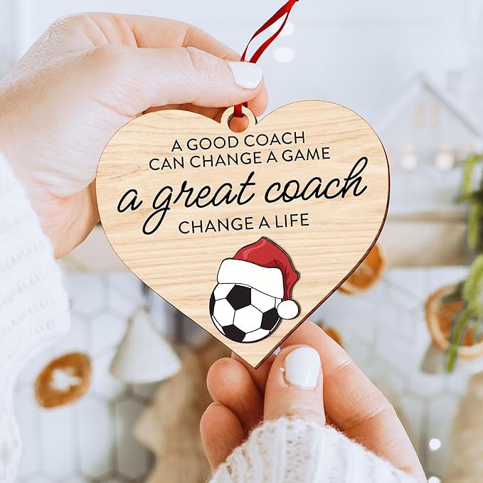 Soccer Ornaments for Christmas Tree - Perfect Soccer Gifts for Boys and Girls, Ideal Ornaments for Soccer Players and Coaches, 2025 Soccer-Ornament for Christmas Decoration