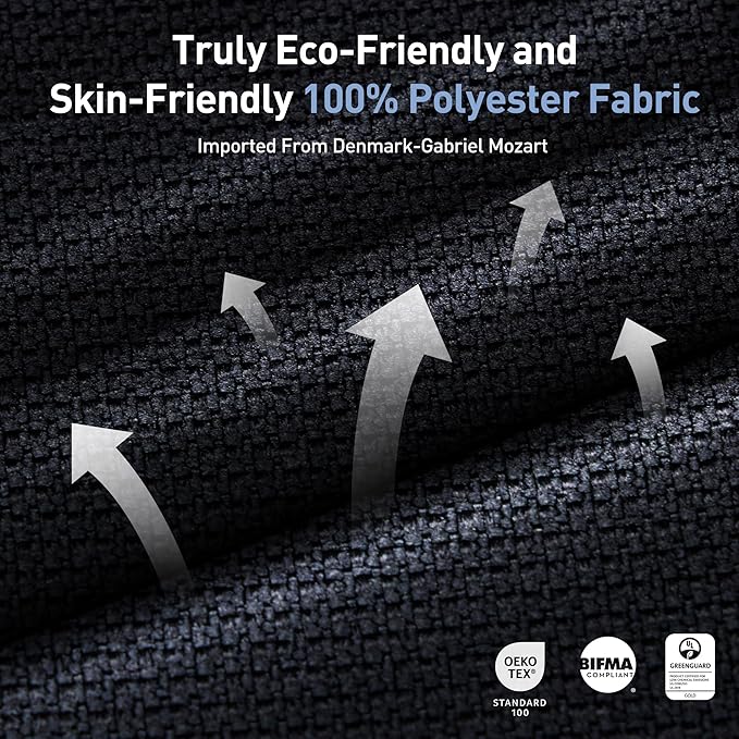 COLAMY Ergonomic Mesh Office Chair, Computer Executive Desk Chair, Ergonomic Office Chair Lumbar Support with Flexible Backrest, Slide Seat, Blackgrey