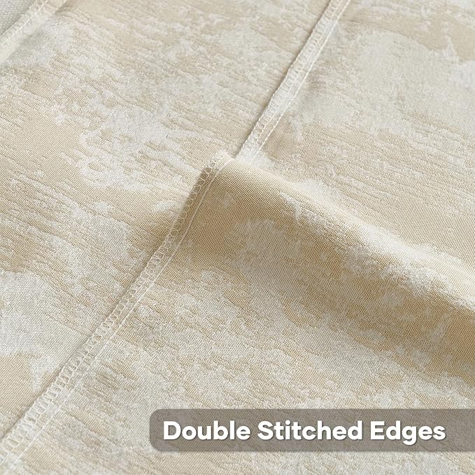 FUTEI Yellow White Decorative Throw Pillow Covers 20x20 Inch Set of 2,Soft Faux Cashmere Jacquard - Textured & Cozy Cushion Case,Modern Home Decor for Couch Bed Living Room