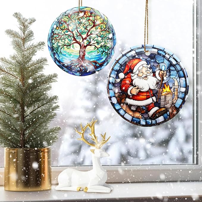 Christmas Ornament, Santa Claus Ornament, Christmas Decorations for Tree, Heirloom Keepsake, Gift Idea