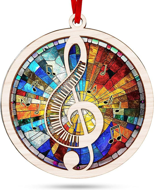 Music Gifts - Unique Christmas Ornaments for Musicians, Creative Music Ornaments Gift for Musicians, Enthusiasts Unique Note Ornament Gifts for Men and Women