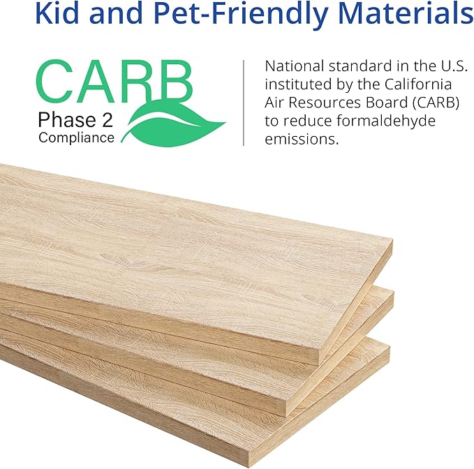 Cozy Castle Kids Bookshelf with Storage, Toy Storage Organizer with 2 Drawers and 10 Cubes 4-Tier Bookcase for Bedroom, Playroom, Hallway, Living Room(Oak & White)