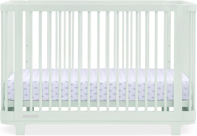 Delta Children Nest 4-in-1 Convertible Crib, Light Sage
