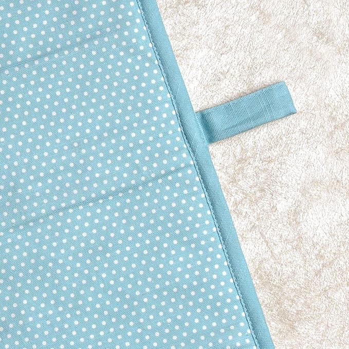 Maison d' Hermine Double Oven Mitts 100% Cotton 7"x35" Double Oven Mitt Heat Resistant BBQ Cooking Gloves with Loop, Baking, Grilling, Home, Kitchen, Handling Hot Pans Spring Summer (Giverny)