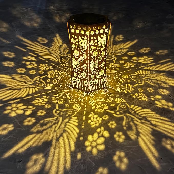 Styleonme Hummingbird Lover Solar Light, Mother's Day Lantern Gift for Mom Grandma Women Sister, Hanging Image Hummingbirds Lanterns, Yard Corridor Garden Decor, Thanksgiving Day, Birthday Gifts