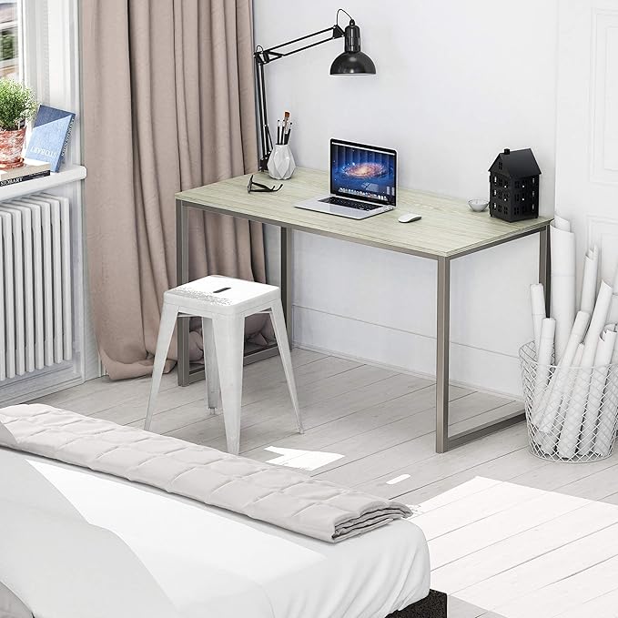 SHW Mission 48-Inch Home Office Computer Desk, Maple