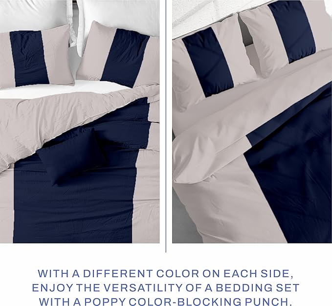 Kotton Culture 3 Pc Twin Size Duvet Cover Set- 100% Egyptian Cotton Sateen 600 TC Ultra Soft Premium Durable Comforter Cover Zipper Closure & Corner Ties (Dashing Blue, Twin/Twin XL 68" X 90")