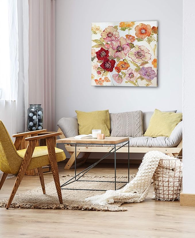 Wexford Home Avant Garden I -Gallery Wrapped Canvas Art Print, 40X40,