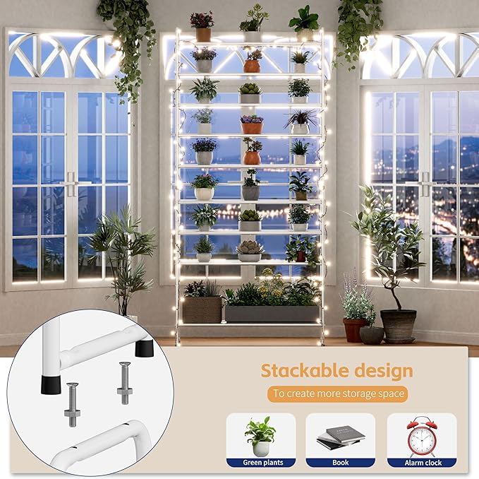 SUFAUY 33" Wide Shoe Rack, 5-Tier Shoe Storage Rack for 24-30 Pairs of Shoes, Mesh Shoe Organizer for Entryway Closet, Steel Frame, Industrial, White