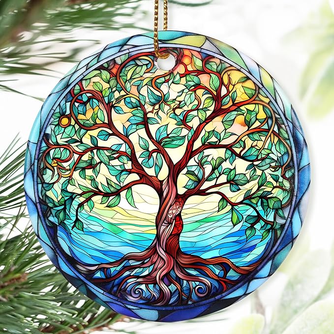 Christmas Ornament, Tree of Life, Christmas Decoration, Heirloom Keepsake, Holiday Ornaments 2023, Xmas Gift Exchange, Gift Idea, Christmas Tree Ornament