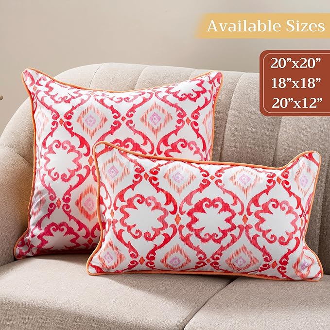 Maison d' Hermine Decorative Pillow Covers 12x20 Inch Rectangle 100% Cotton Throw Pillow Covers with Invisible Zipper for Living Room Couch, Chair, Sofas, Bedroom, Home (Hesperides - Tapisserie)