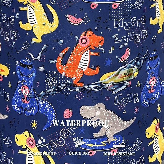 Funny Dinosaur Laundry Basket Foldable Oxford Cloth Colorful Laundry Hamper With Handle Portable Clothes Storage Basket 18.9 X 16.5 Inch Storage Bag For Laundry Room/Bathroom/Bedroom