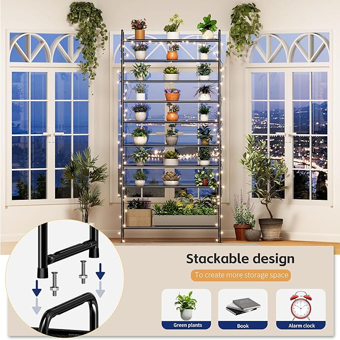 SUFAUY Shoe Rack, 5-Tier 33" Wide Shoe Storage Rack for 24-30 Pairs of Shoes, Mesh Shoe Organizer for Entryway Closet, Steel Frame, Industrial, Black