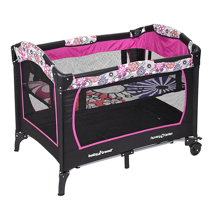 Baby Trend Nursery Center® Playard, Floral Garden