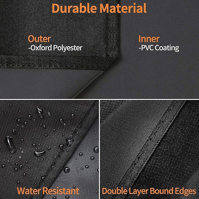 Heavy Duty 600D Polyester Cover Compatible with Pit Boss Competition Series 1600 PB1600CS , Titan Wood Pellet Grill, Pro Series 1600 Elite Grill,Navigator 1600 Wood Pellet Grill without Smoke Stack