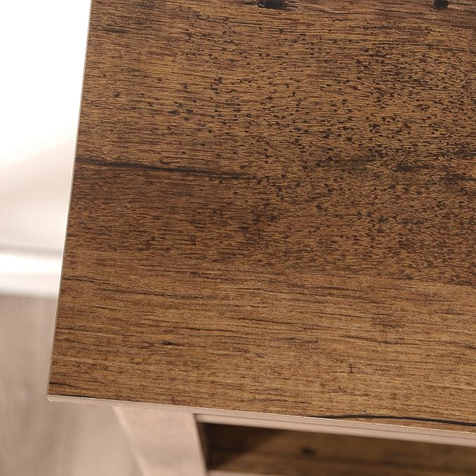 Sauder 5 Tier Book Shelf Wooden Bookcase Multipurpose Bookshelf for Home Office, Living Room, in Vintage Oak