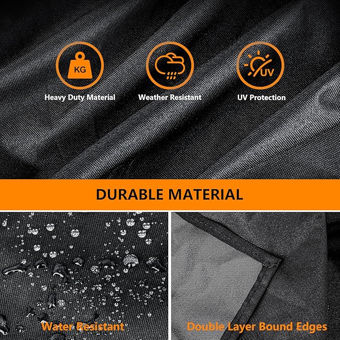 Grill Cover for Pit Boss Savannah Onyx Edition Pellet Grill,All-Weather Outdoor Heavy Duty 600D Waterproof Pitboss PB1500NX Smoker Cover for Pit Boss Savannah Onyx 1500 Pellet Grill,Black