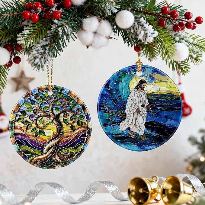 Tree of Life Ornament | Christmas Ornaments, Christmas Decorations, Hanging Ornaments for Tree, Holiday Decor Gifts | Tree of Life Gifts for Friend, Family,Women | Gift Exchange Ideas