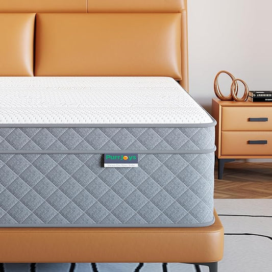 Firm Full Mattress,12 Inch Cooling-Gel Memory Foam and Pocket Spring Hybrid Mattress in a Box, CertiPUR-US Certified, Firm